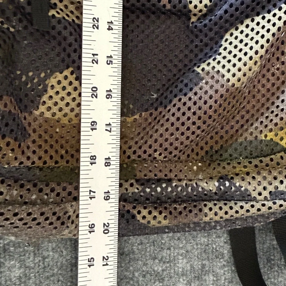 Adidas Mesh Camo Backpack Brown Tan Black Camouflage School Gym Bag 977620-I